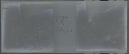 Gorges Palestro Algérie, Plaque verre stéréo, positif noir & blanc 4,5x10,7 cm
