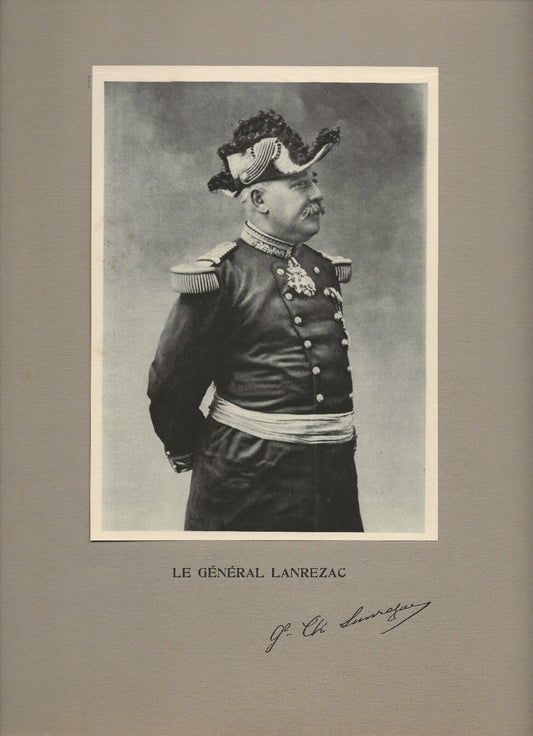 Photo ancienne, portrait militaire général Lanrezac, France vintage militaria