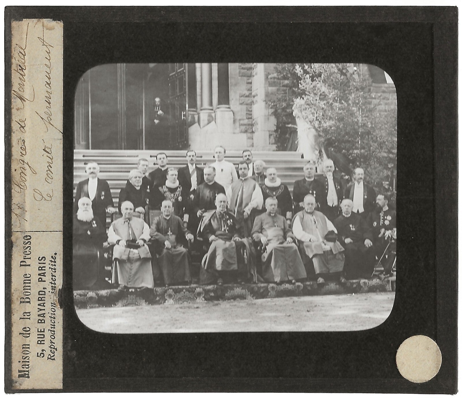 Canada Congrès Montréal, photo ancienne plaque de verre, positif 8,5x10 cm