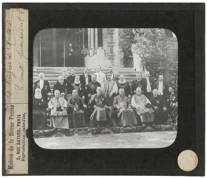 Canada Congrès Montréal, photo ancienne plaque de verre, positif 8,5x10 cm