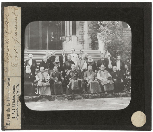 Canada Congrès Montréal, photo ancienne plaque de verre, positif 8,5x10 cm