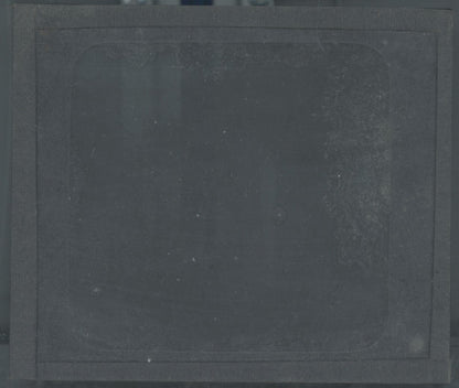 Campeurs, hommes, photo ancienne plaque verre, noir & blanc, positif 8,5x10 cm