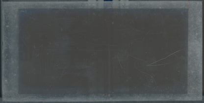 Personnages, Longchamp, Paris, plaque verre stéréoscopique, positif 8,5x17 cm