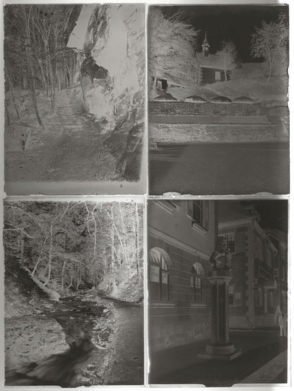 Vosges, Rottweil Allemagne, photo plaque verre, lot de 11 négatifs 9x12 cm