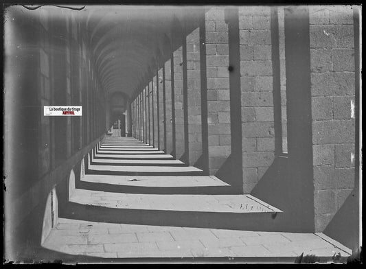 Rennes, Palais Saint-Georges, Plaque verre photo, négatif noir & blanc 6x9 cm