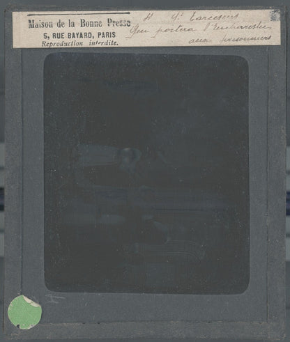 Tarcisius de Rome, Italie, dessin, photo plaque de verre, positif 8,5x10 cm