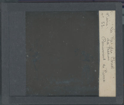 Le reniement de Pierre, photo plaque verre, noir & blanc, positif 8,5x10 cm