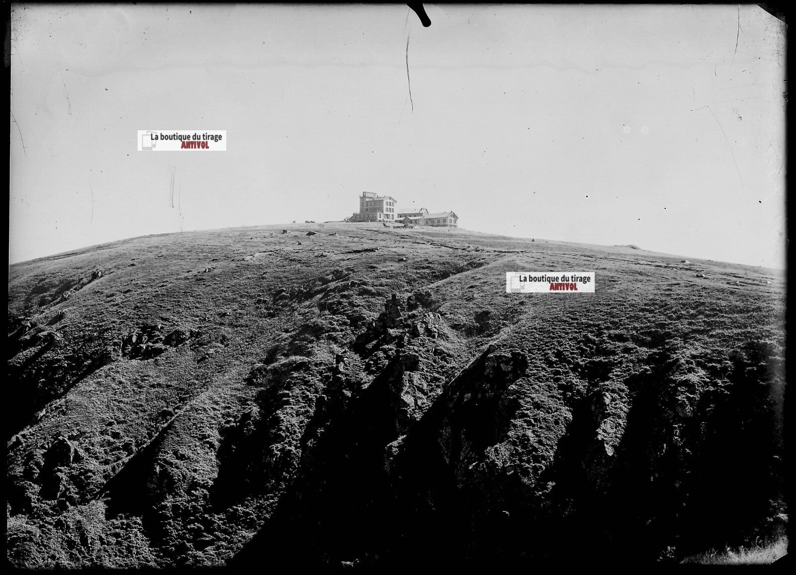 Vosges Hohneck Belvédère, photos plaque de verre, lot de 5 négatifs 13x18 cm