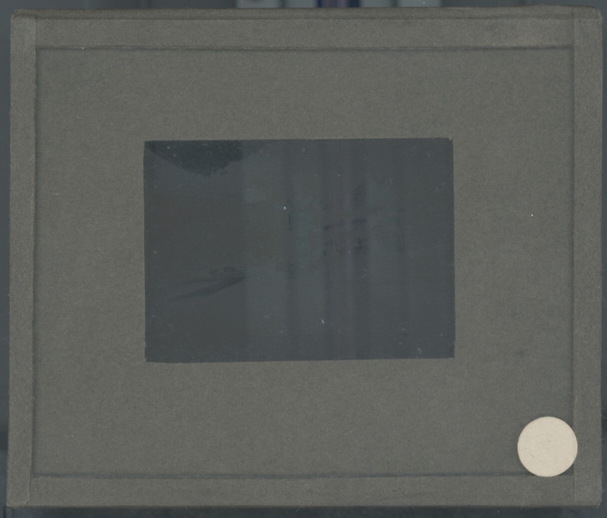 Kyoto, Japon, temple, photo plaque verre, noir & blanc, positif 8,5x10 cm