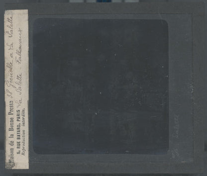 De Grenoble à La Salette-Fallavaux, photo plaque verre, positif 8,5x10 cm