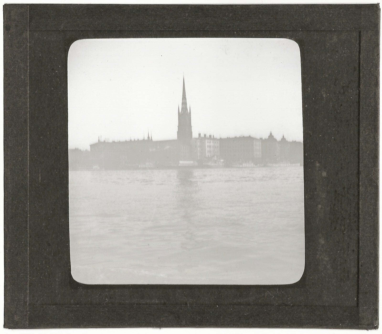 Stockholm, Suède, 1906, photo ancienne plaque verre, positif 8,5x10 cm