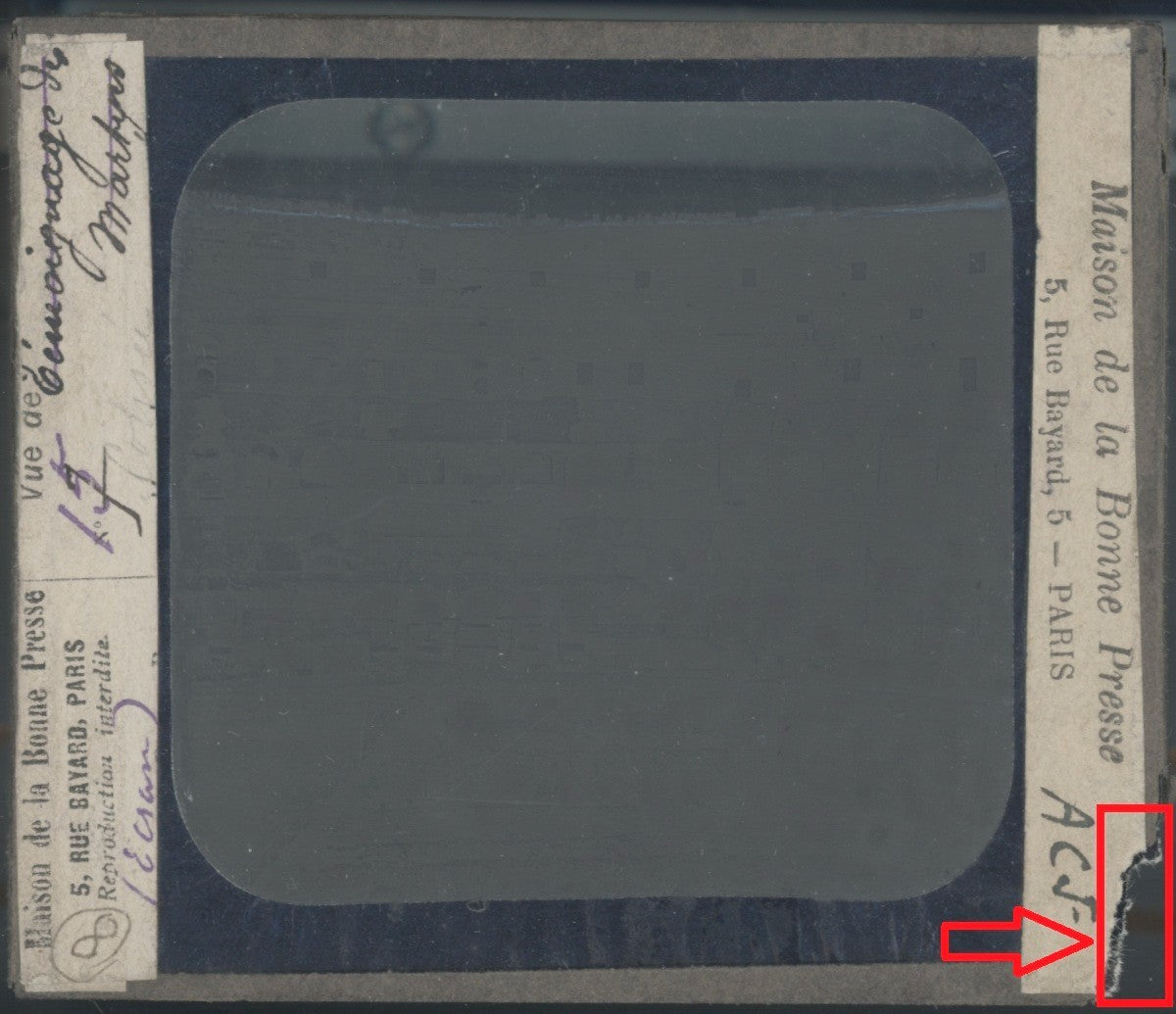 Colisée, Rome, Italie, photo plaque verre, noir & blanc, positif 8,5x10 cm