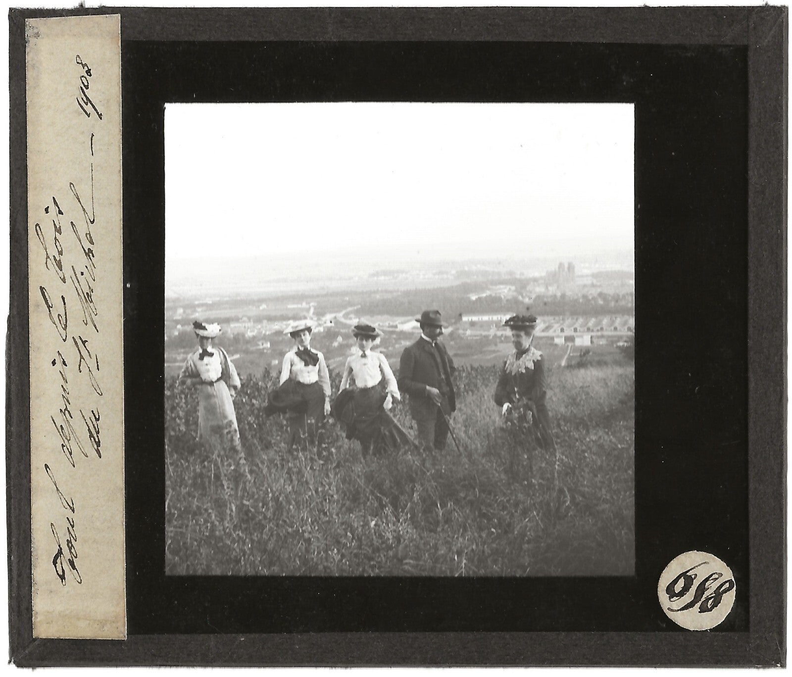 Mont Saint-Michel, Toul, 1903, photo plaque de verre, positif 8,5x10 cm