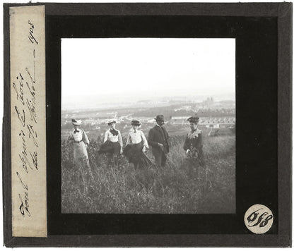 Mont Saint-Michel, Toul, 1903, photo plaque de verre, positif 8,5x10 cm