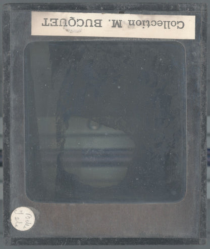 Entrée des grottes de Dinan, photo ancienne plaque de verre, positif 8,5x10 cm