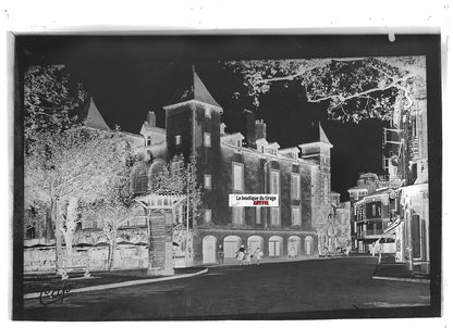 Saint-Jean-de-Luz, Louis XIV, Plaque verre photo, négatif noir & blanc 9x12 cm