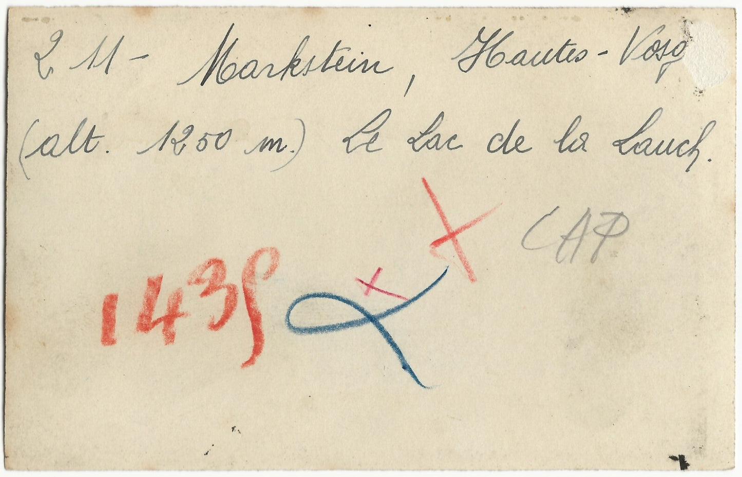 Plaque verre photo, négatif noir & blanc 9x14 cm, Le Markstein, Lac de la Lauch