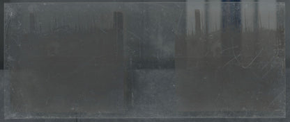 Crash avion guerre, Plaque verre stéréo, positif noir & blanc 4,5x10,7 cm