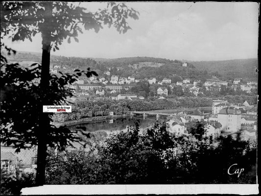 Epinal, Vosges, Plaque verre photo, négatif noir & blanc 10x15 cm France