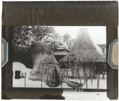 Paris exposition internationale 1889, photo plaque verre, positif 8,5x10 cm