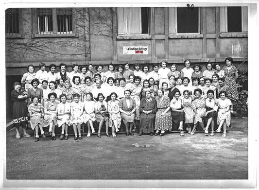 Plaque verre photo ancienne positif noir et blanc 13x18 cm Vittel Vosges femmes