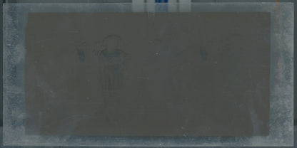 Scène de vie, Longchamp, Paris, plaque verre stéréoscopique, positif 8,5x17 cm