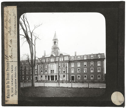 Pères du Très-Saint-Sacrement, Montréal, photo plaque verre, positif 8,5x10 cm