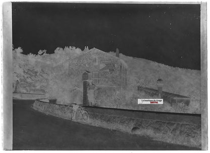 Bugard, Vélo Collioure, Pyrénées, photos plaque verre, lot de 10 négatifs 6x9 cm