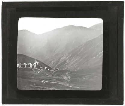 De Grenoble à La Salette-Fallavaux, photo plaque verre, positif 8,5x10 cm