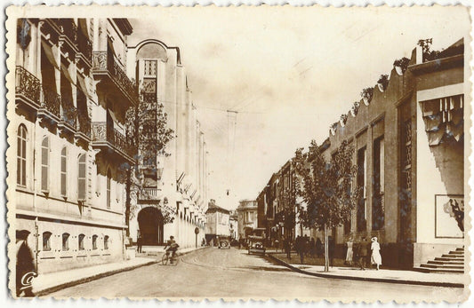 Dax, Cours de Verdun, photographie ancienne, Sépia, papier 8,5x13,5 cm