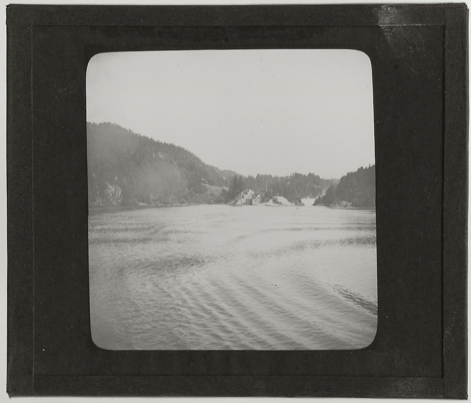 Comté de Telemark, Norvège, photo ancienne plaque de verre, positif 8,5x10 cm