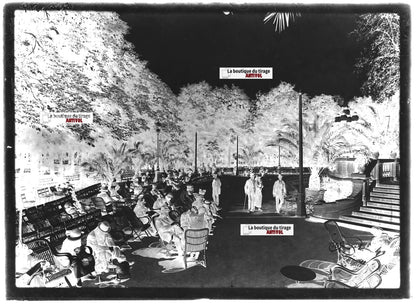 Vichy, Auvergne,  voitures, photos plaque de verre, lot de 5 négatifs 13x18 cm