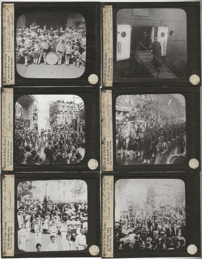 Canada, Montréal, 1910, photos plaques de verre, lot 10 positifs 8,5x10 cm