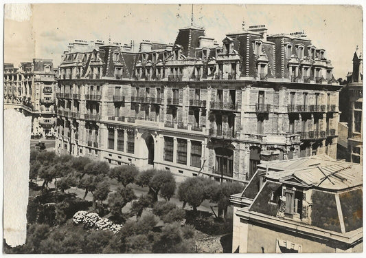 Biarritz, hôtel Victoria, photo ancienne noir & blanc, tirage papier 8,8x12,7 cm