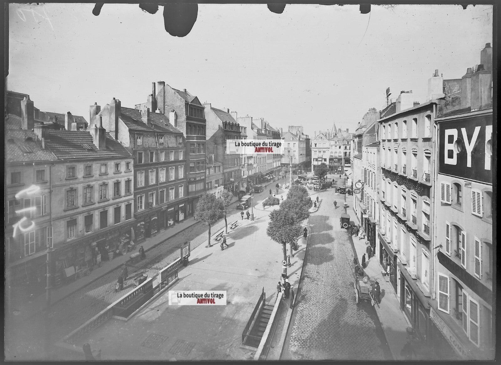 Metz Moselle Lorraine, photos plaque de verre, lot de 5 négatifs 13x18 cm