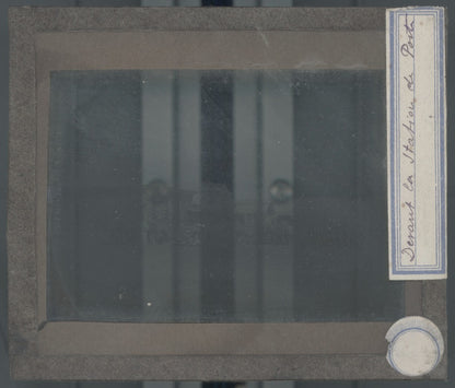 Bouriatie, Russie, photo plaque verre, noir & blanc, positif 8,5x10 cm