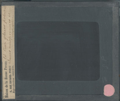 Soeurs indigènes, groupe, photo plaque verre, noir & blanc, positif 8,5x10 cm