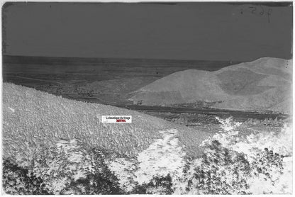 Trois-Épis, France, Plaque verre photo ancienne, négatif noir & blanc 10x15 cm