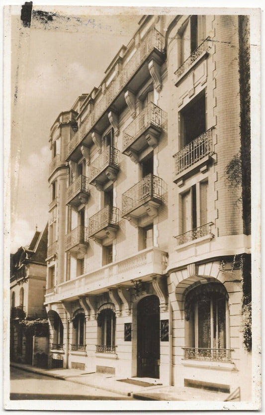 Vichy, Allier, photographie ancienne, sépia, papier 8,5x13,5 cm