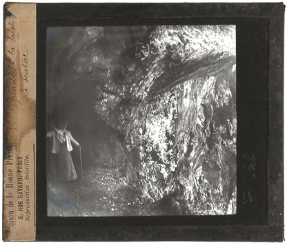 De Grenoble à La Salette-Fallavaux, photo plaque verre, positif 8,5x10 cm