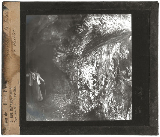 De Grenoble à La Salette-Fallavaux, photo plaque verre, positif 8,5x10 cm