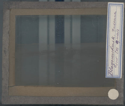 Blagovechtchensk, Russie, photo plaque verre, noir & blanc, positif 8,5x10 cm