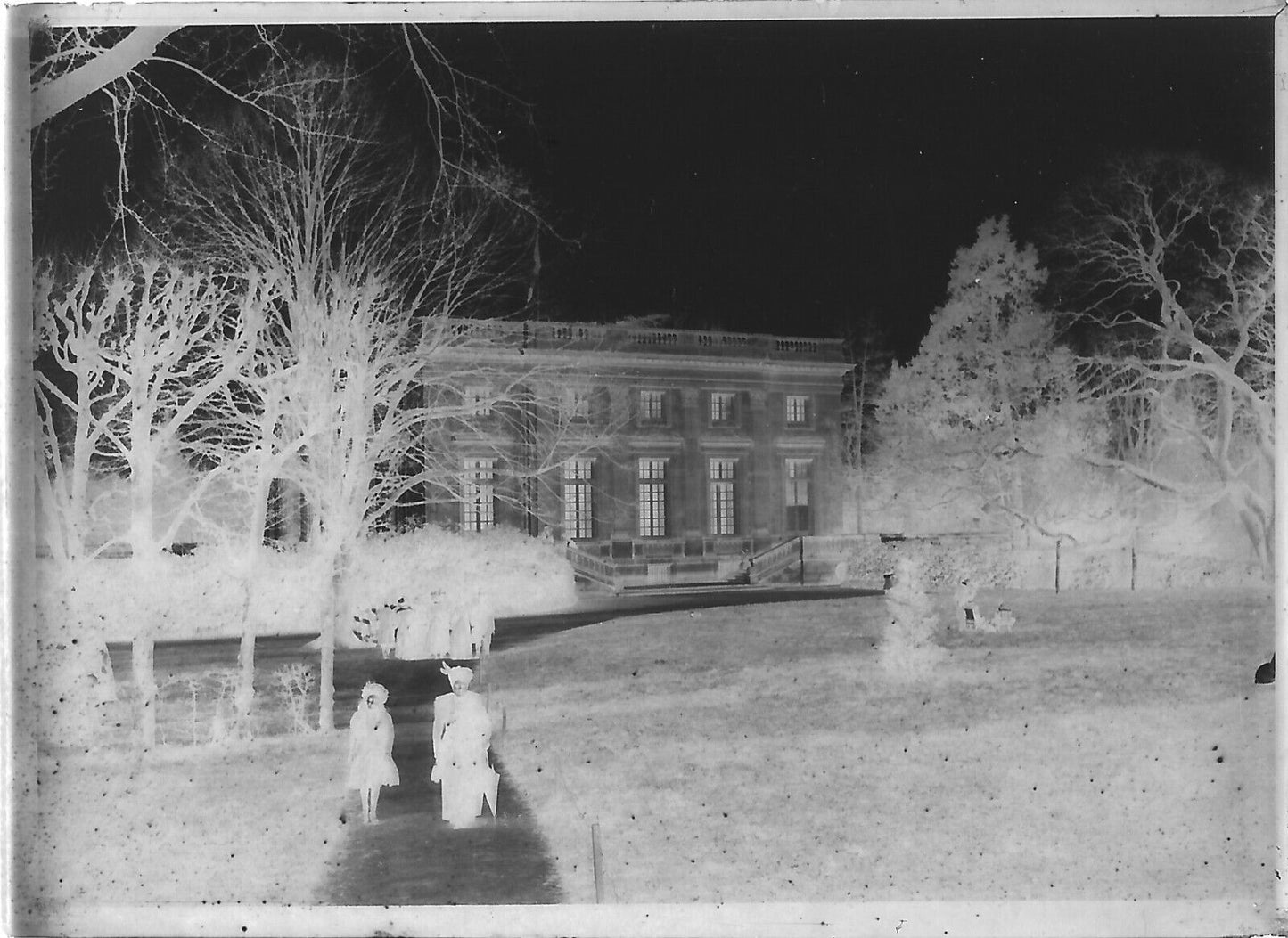 Trianon Versailles, château, photos plaque de verre, lot de 10 négatifs 6x9 cm