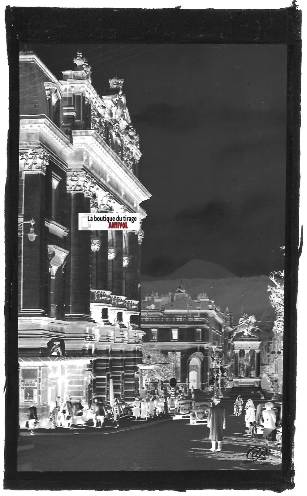 Clermont-Ferrand, Auvergne, photos plaque de verre, lot de 5 négatifs 9x14 cm