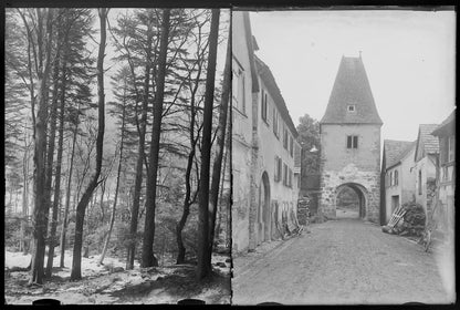 Alsace, Molsheim, Bergheim, photo plaque verre, lot de 12 négatifs 9x12 cm