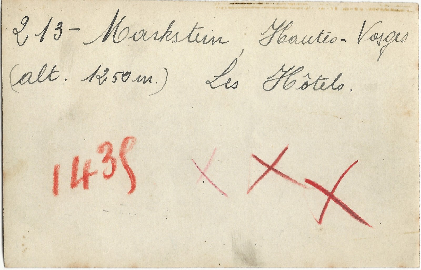 Plaque verre photo, négatif noir & blanc 9x14 cm, Le Markstein, Oderen, Vosges