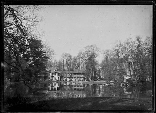 Plaque verre photo ancienne négatif 6x9 cm Trianon Versailles Parc, France - La Boutique Du Tirage 