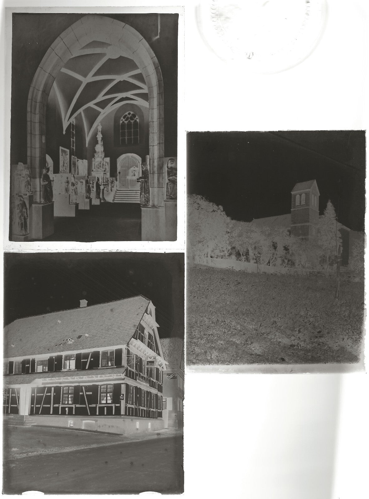Vosges, Rottweil Allemagne, photo plaque verre, lot de 11 négatifs 9x12 cm