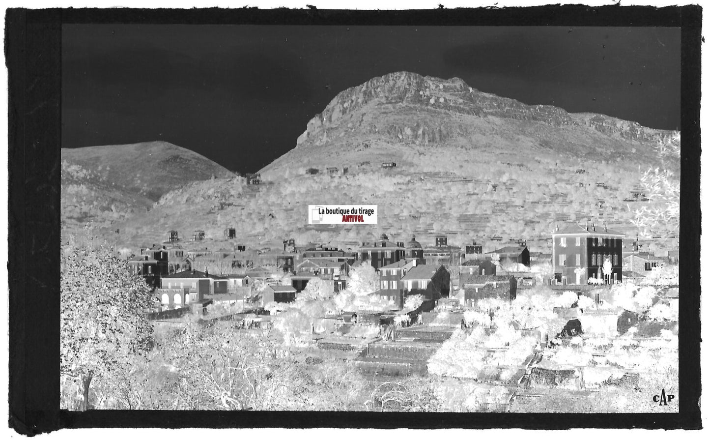 Vence, France Provence, photos anciennes plaque verre, lot de 5 négatifs 9x14 cm