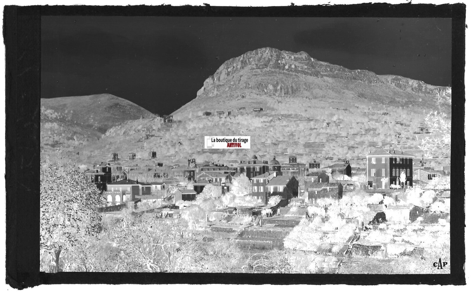 Vence, France Provence, photos anciennes plaque verre, lot de 5 négatifs 9x14 cm